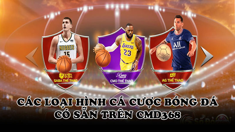 Các loại hình cá cược bóng đá có sẵn trên CMD368