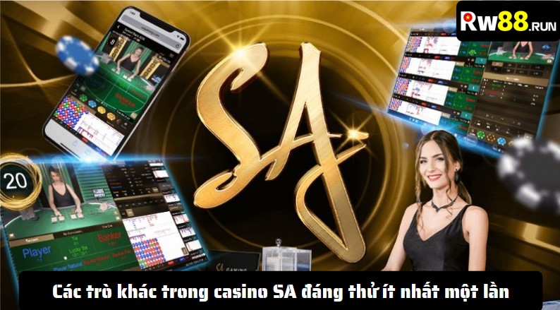 Các trò khác trong casino SA đáng thử ít nhất một lần